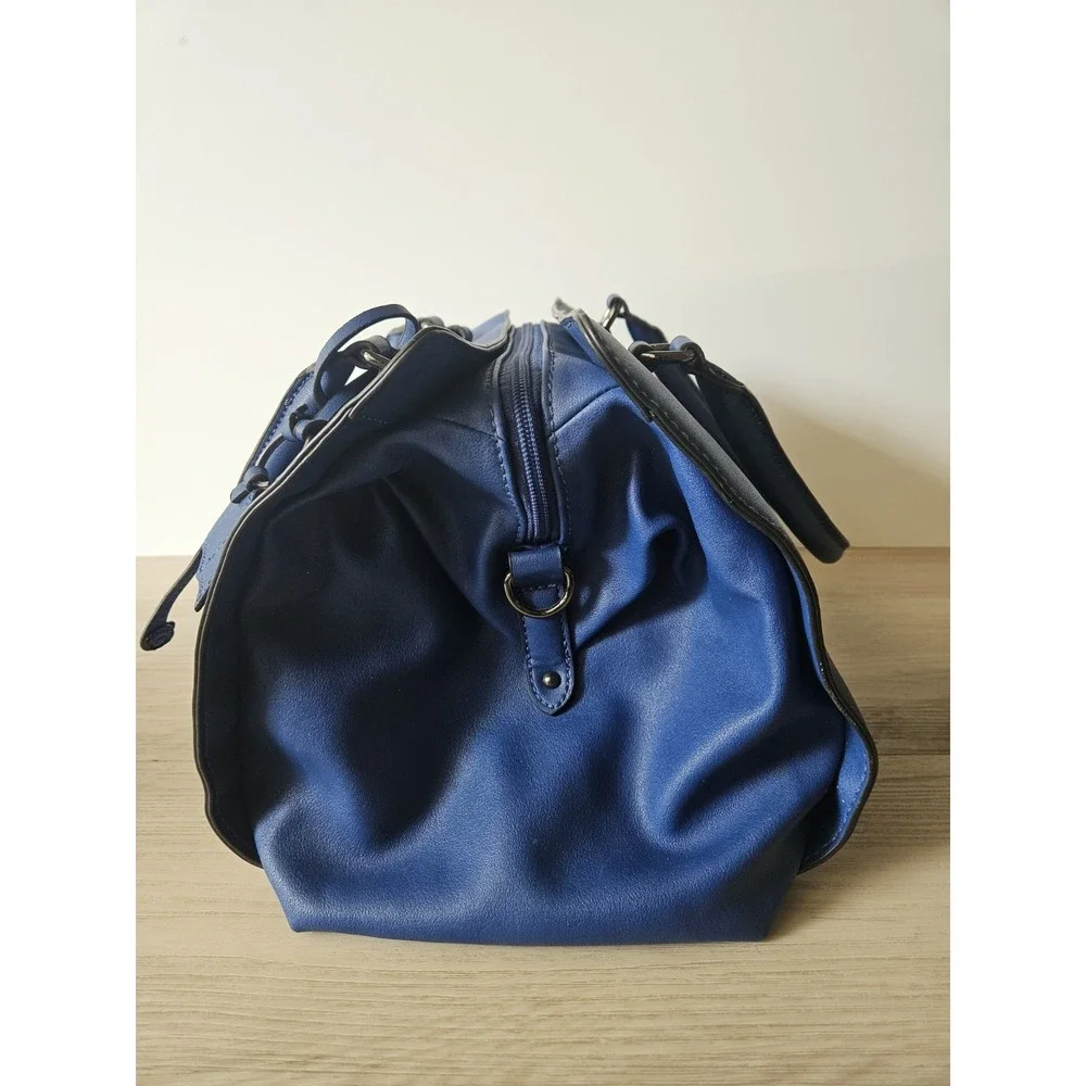 Danielle Nicole Disney Mary Poppins Blue Leather Satchel Handbag Umbrella Cutout